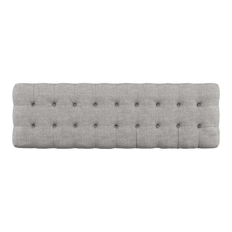 Knightsbridge Linen Fabric Tufted Bench by iNSPIRE Q Artisan