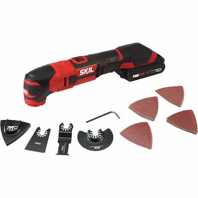 SKIL PWRCore 20 Volt Lithium-Ion Cordless Oscillating Tool Kit - 1 Each - Multi