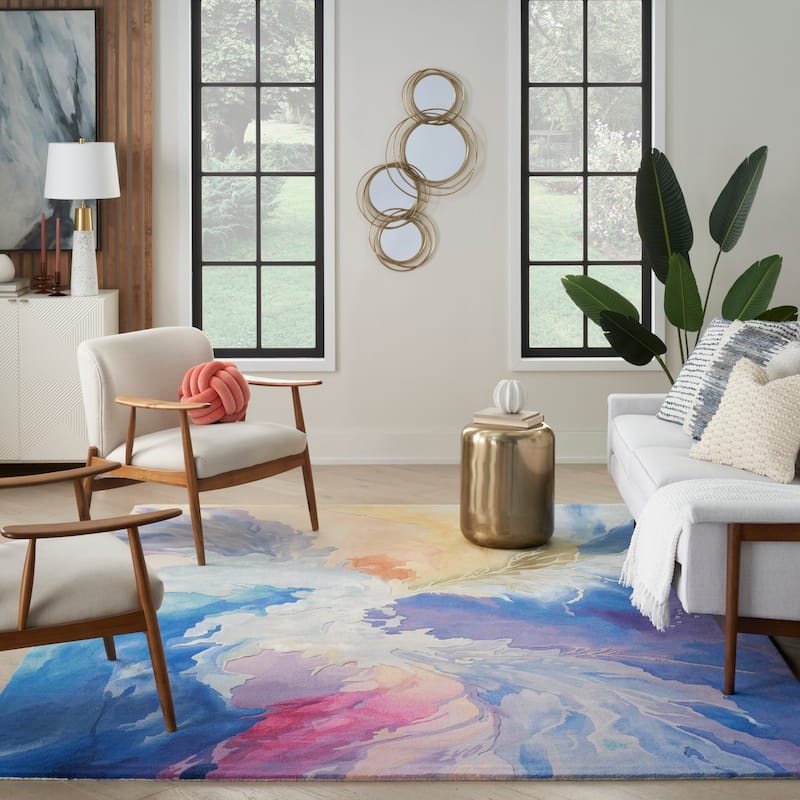 Nourison Prismatic Indoor only Abstract Area Rug