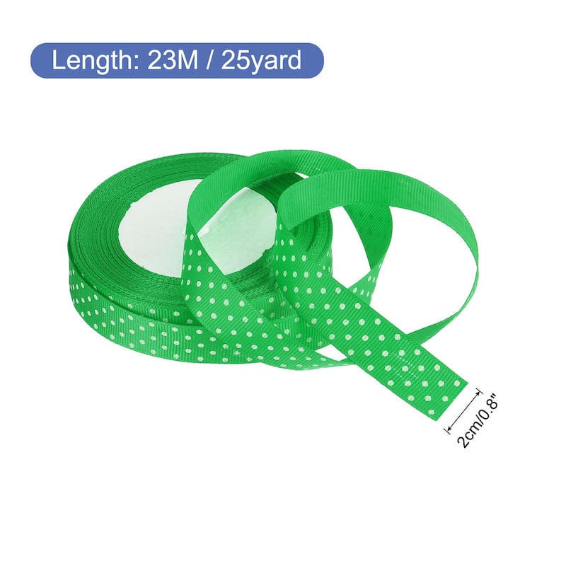 Grosgrain Ribbons with Dots Ribbon Bow Decoration
