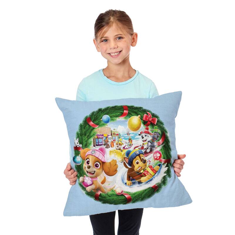 Nickelodeon Paw Patrol Festive Fun 18 Inch Throw Pillow