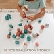 preview thumbnail 18 of 26, Stacking Rocks, 36 pcs Wooden Stacking Stones by Comfy Cubs