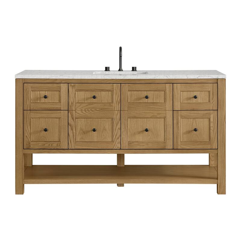 Breckenridge 60" Single Vanity, Light Natural Oak - 60S