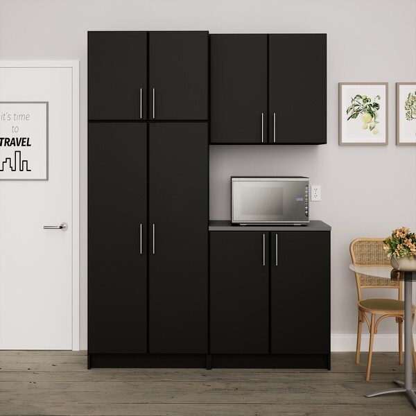 Prepac Elite Storage Cabinet Set F - 4 pc - 64 in. W x 89 in. H x