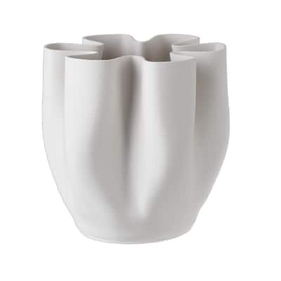 Off-White 3D Printed Ceramic Bowl Vase