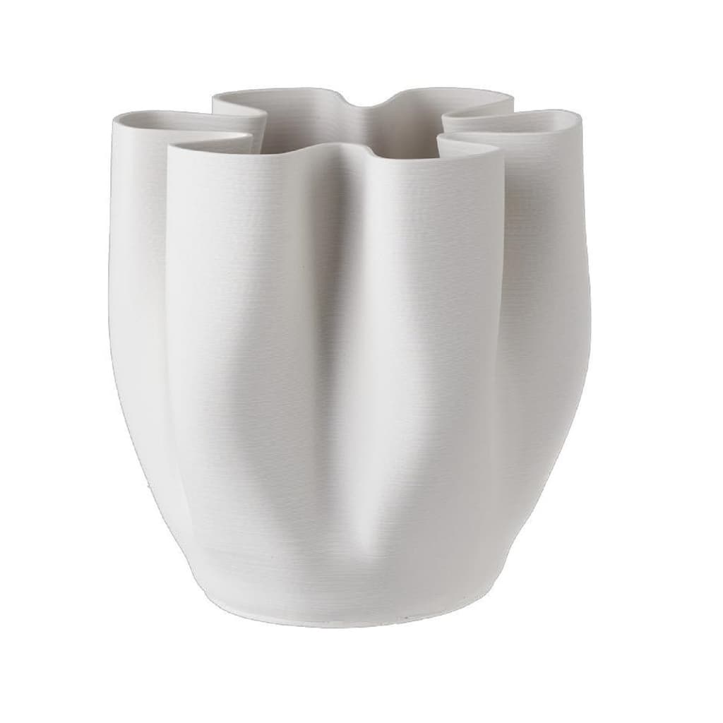 Off-White 3D Printed Ceramic Bowl Vase