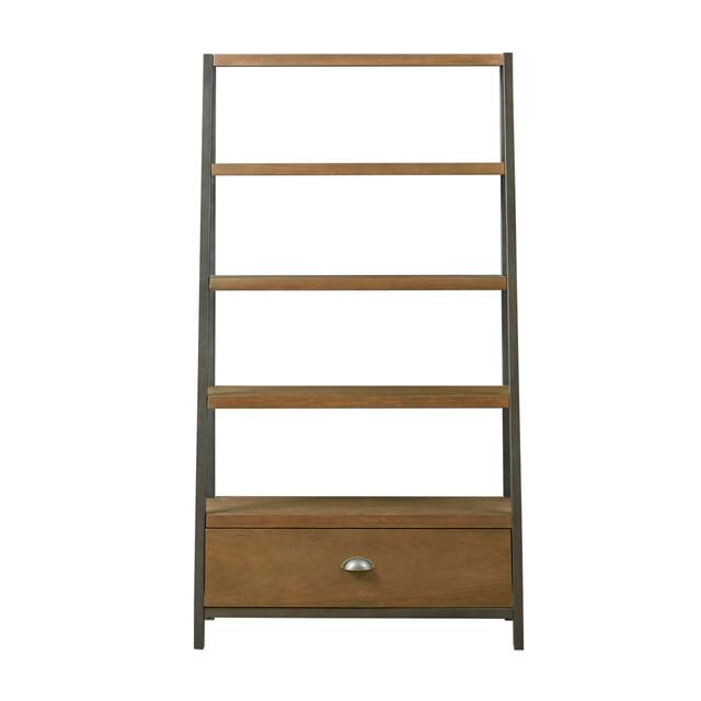 Madison Park Fort Bookcase - Brown/Bronze