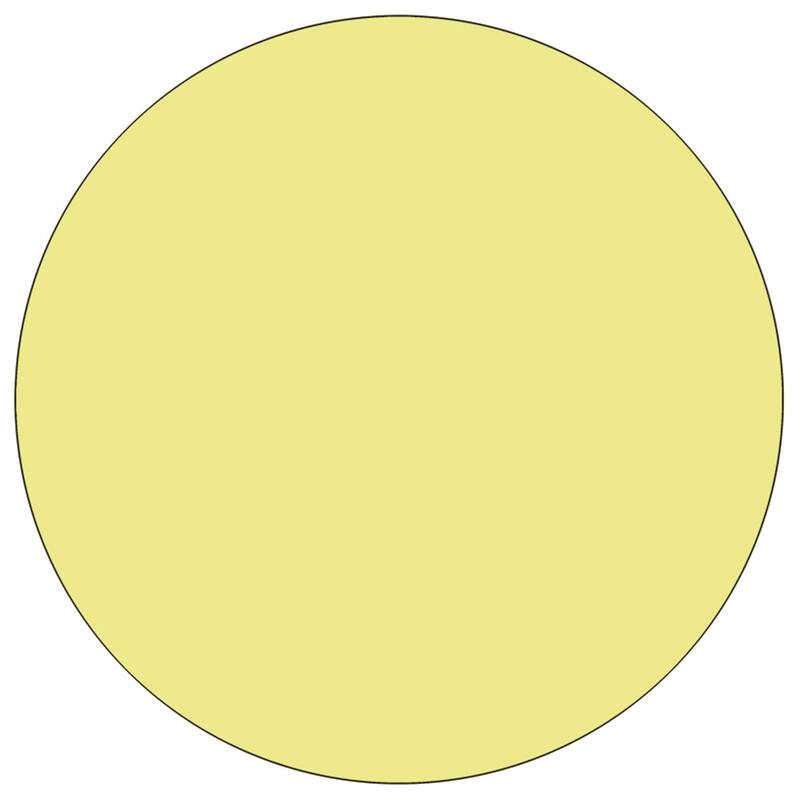 60'' Round Thermal Laminate Activity Table - Adjustable Short Legs