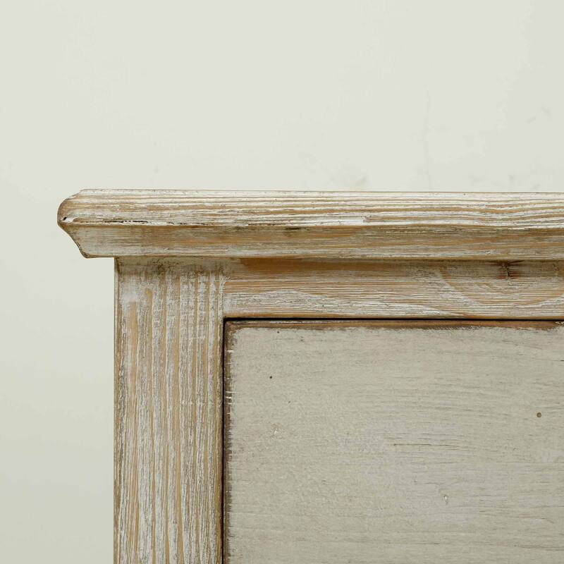 Artissance Reclaimed Shandong 5 Drawer Dresser, Antique Off White