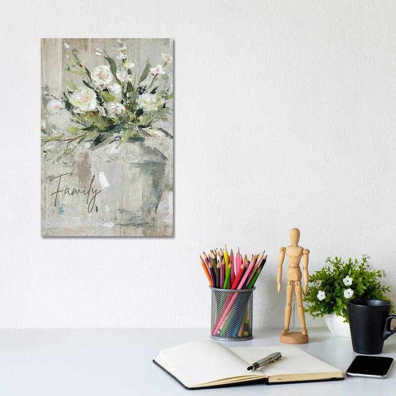 iCanvas "Country Bouquet & Family" by Carol Robinson Canvas Print - 12x8x0.75