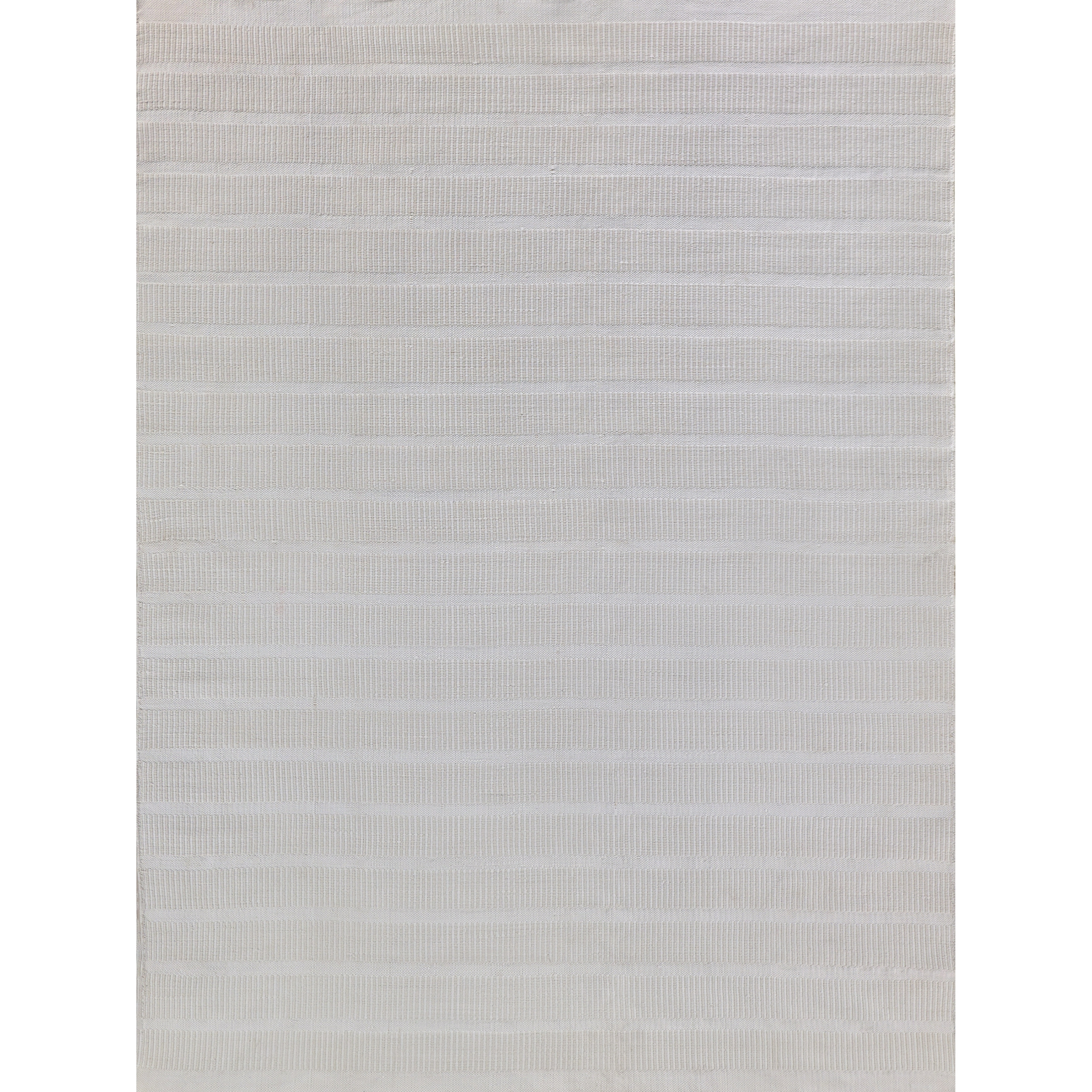 EXQUISITE RUGS Boca Indoor/Outdoor Flatweave PET yarn Light Beige Area Rug.