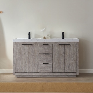 Leiza 60" Bath Vanity with Countertop