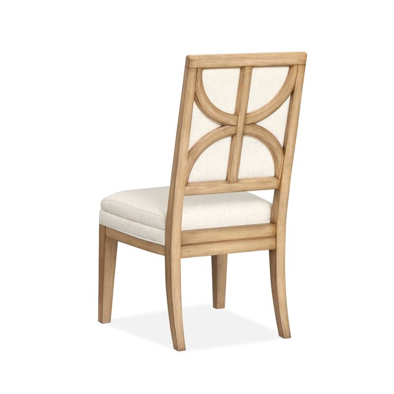 Magnussen Home Coventry Honey Maple Upholstered Side Chair Two Pack - 20''W x 23.63''D x 37.88''H