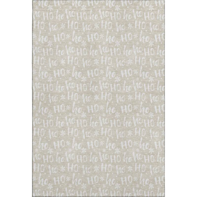 Premium Washable Super Soft Christmas Ho Ho Mayfield Rug