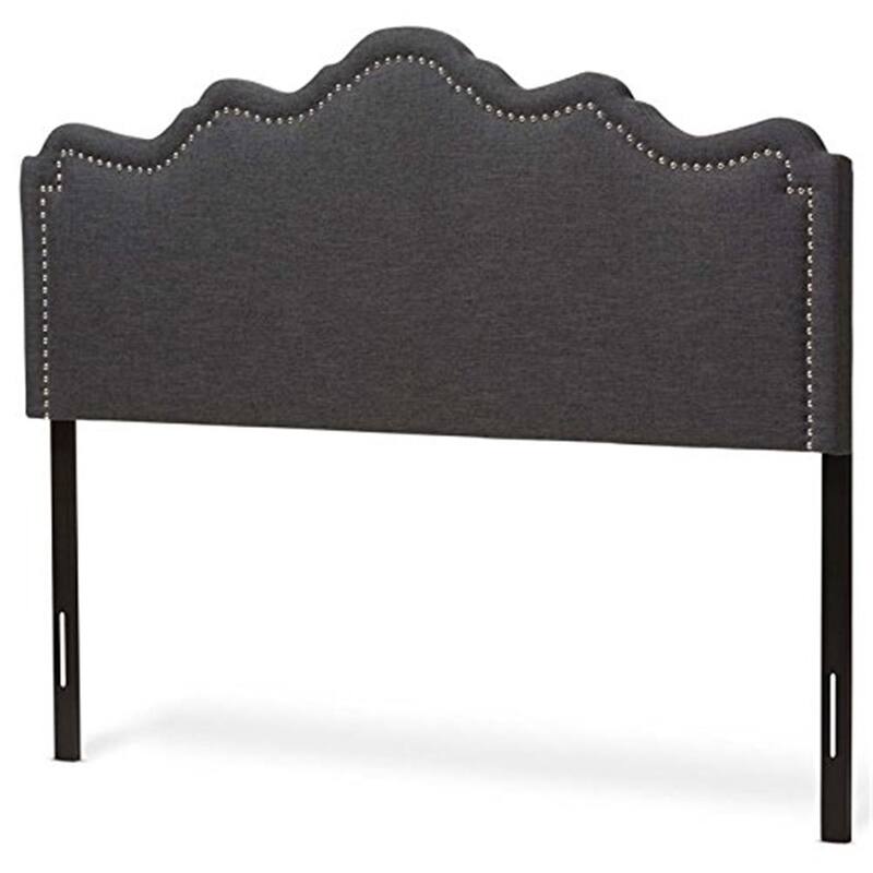 Twin Size Metal Headboard in White Finish with U-Shaped Curve and Vertical Rods for Clean Contemporary Look
