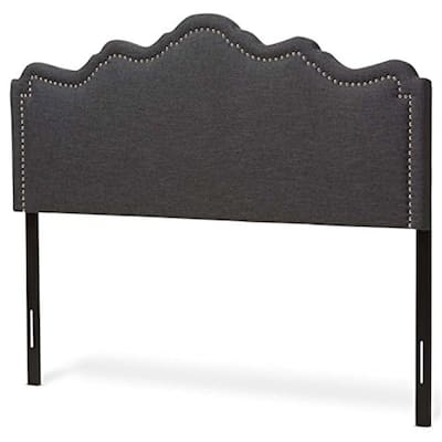 Twin Size Metal Headboard in White Finish with U-Shaped Curve and Vertical Rods for Clean Contemporary Look