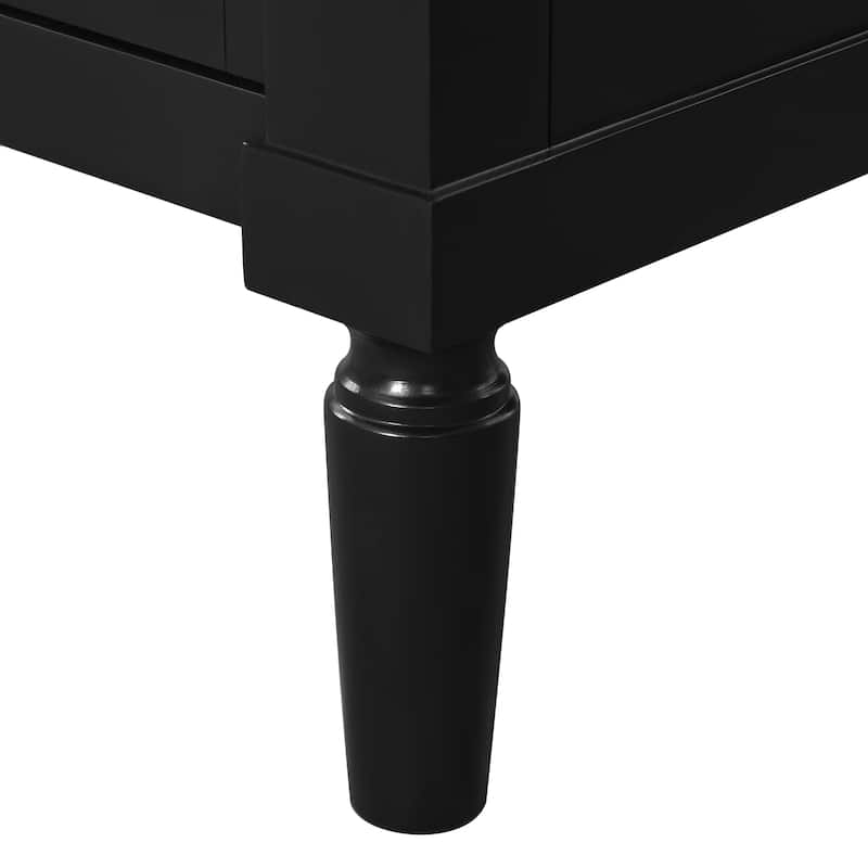 24" Freestanding Bathroom Vanity Set with Integrated Ceramic Sink - 24" x 18.1" x 33.7"