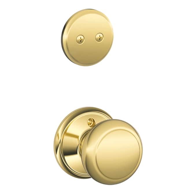 Schlage Andover One-Sided Dummy Interior Pack - Exterior Handleset