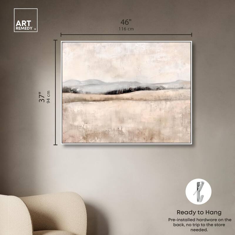 Distant Hills I Canvas by Art Remedy