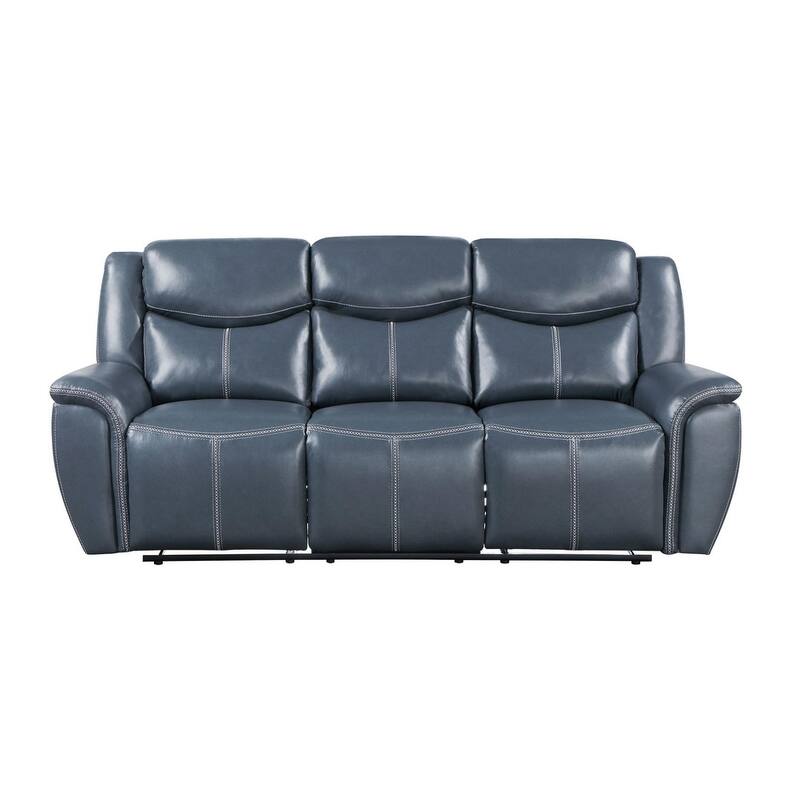 Stanwicke Blue 2-piece Motion Reclining Sofa Set