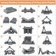 preview thumbnail 18 of 18, Costway 8 PCS Kids Play Sofa Set Modular Convertible Foam Folding - See Details