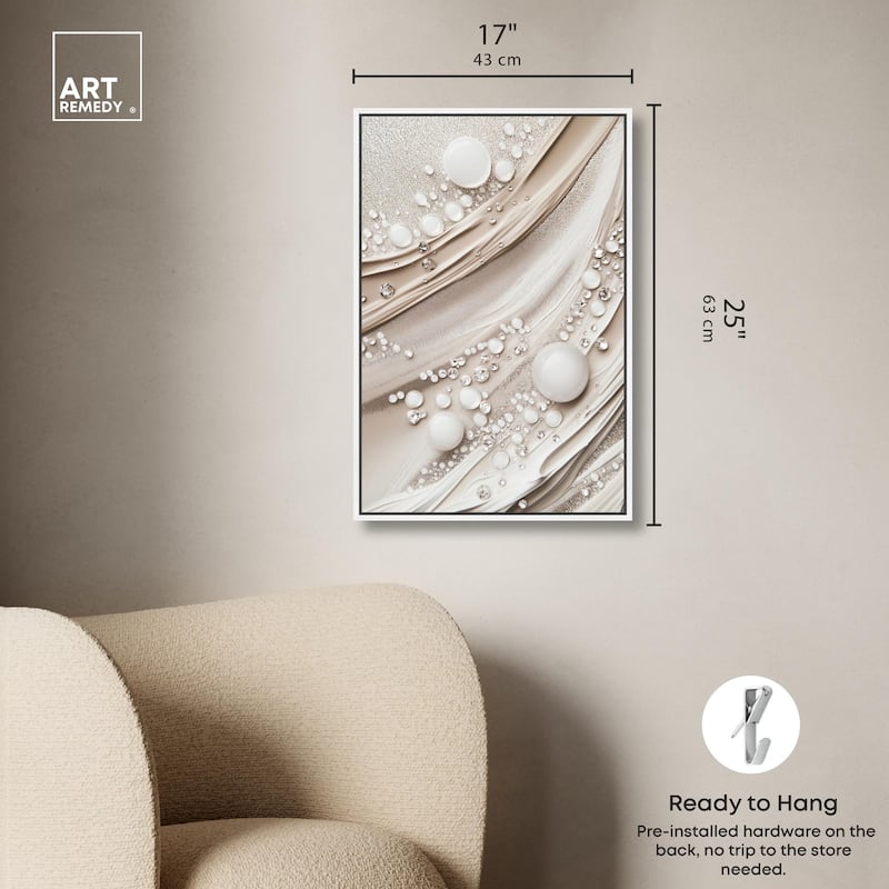 Viscous Veils IV Canvas by Art Remedy