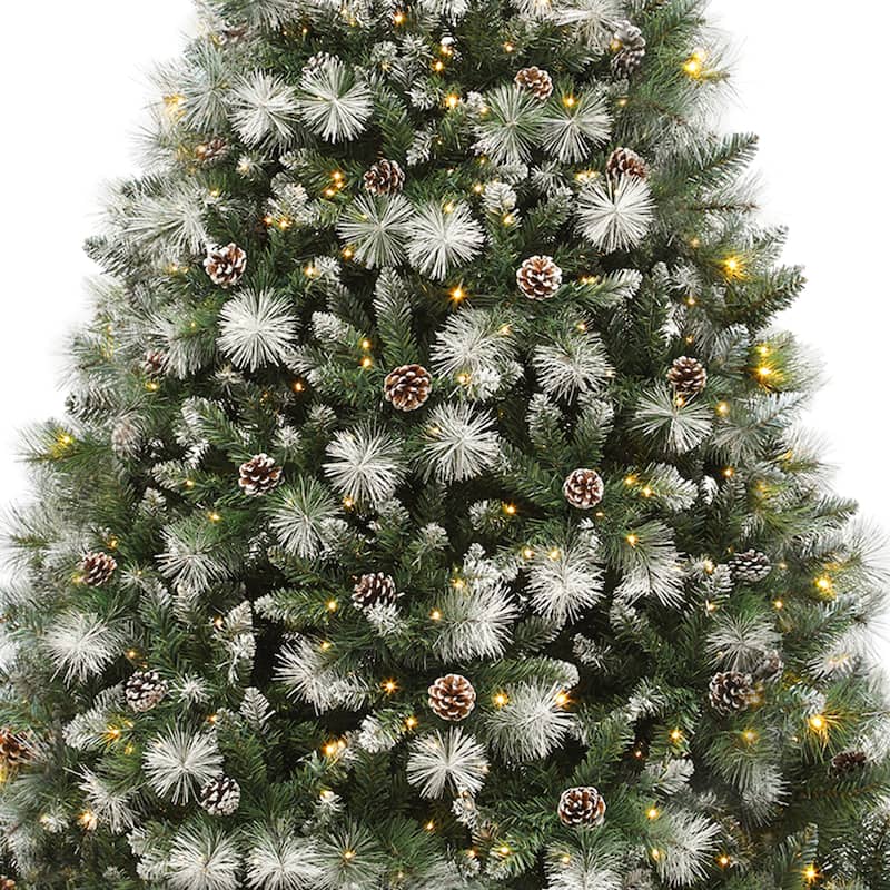 9FT Prelit Scotch Pine Christmas Tree - N/A