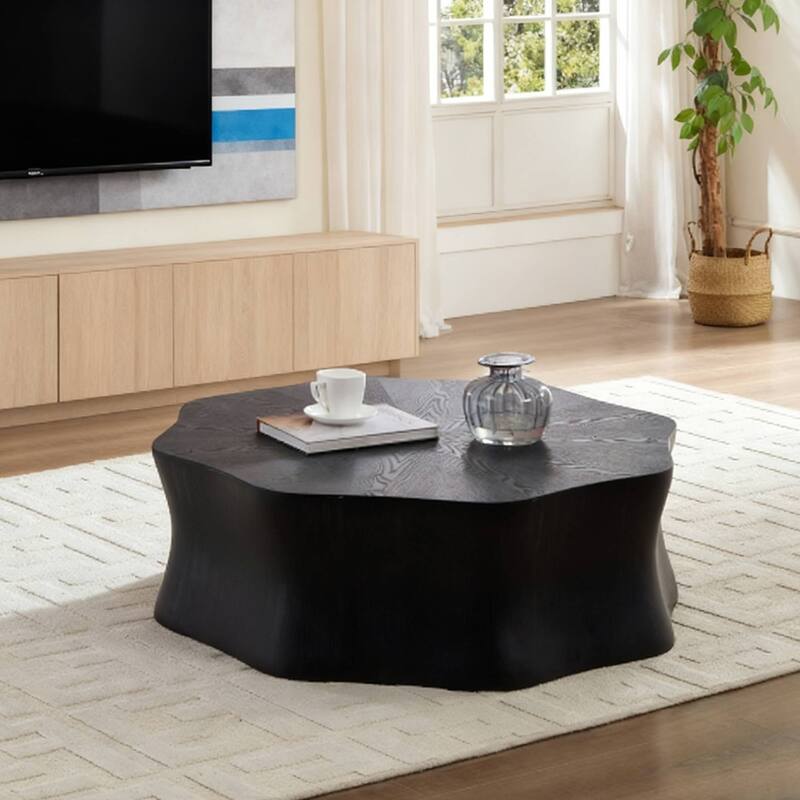 Black petal coffee table
