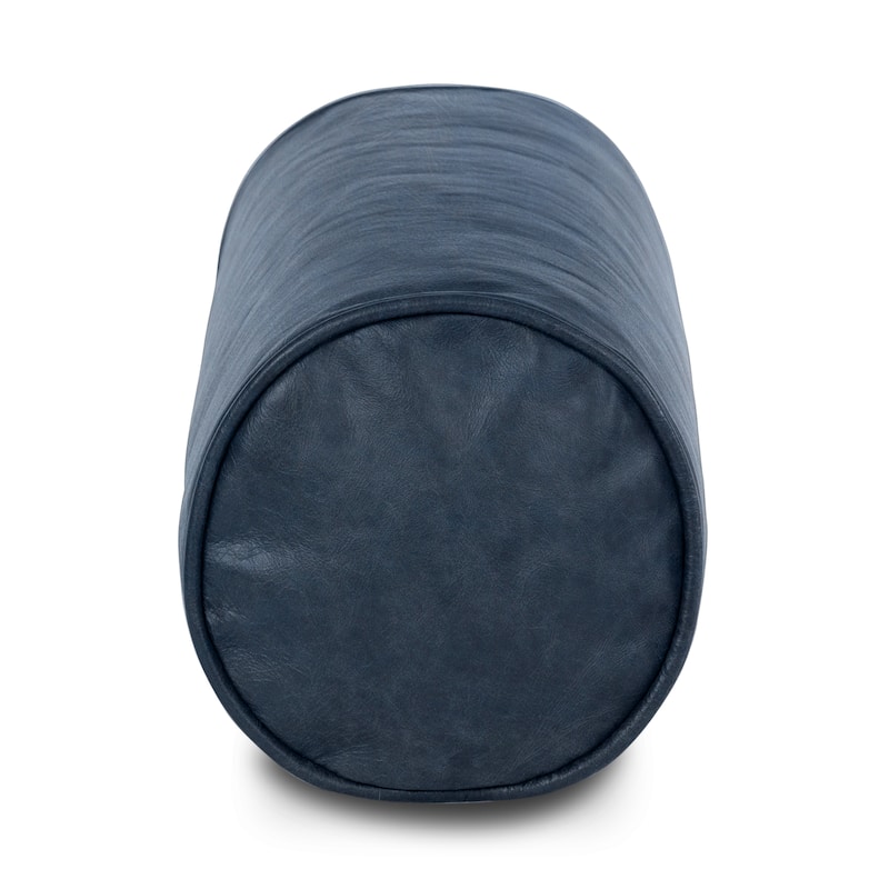 Poly and Bark Napa Leather Bolster Pillow (Set of 2)