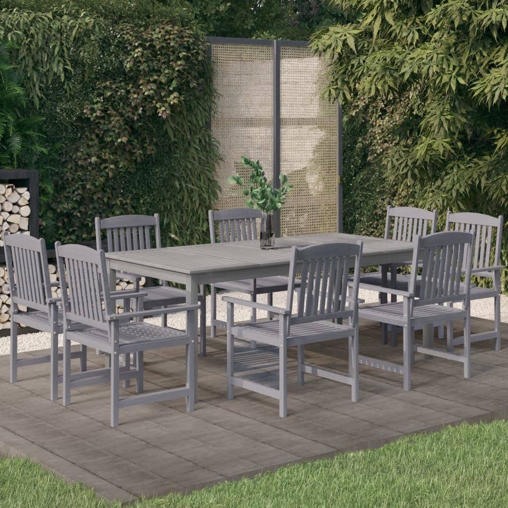 Vidaxl 9 piece on sale outdoor dining set