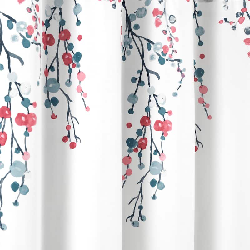 Lush Decor Mirabelle Watercolor Floral Shower Curtain
