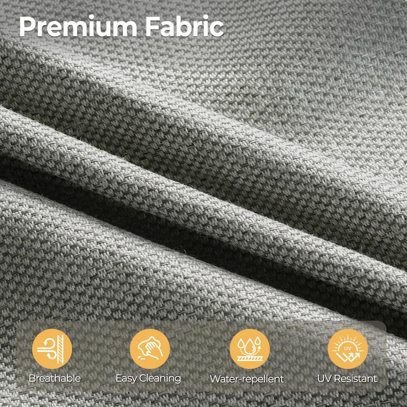 HOOOWOOO 8-piece Outdoor Wicker Patio Furniture Set with Coffee Table