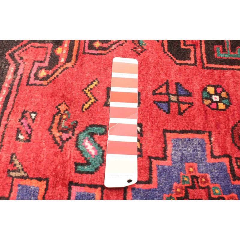 ECARPETGALLERY Hand-knotted Andelz Red Wool Rug - 4'7 x 6'4