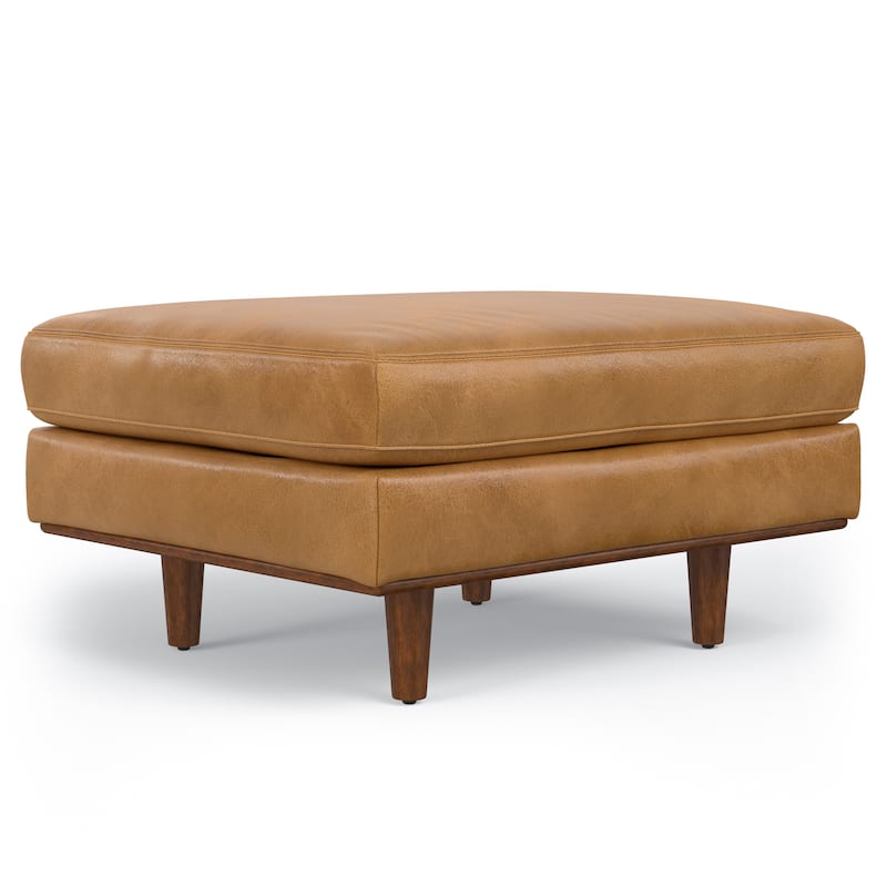 WYNDENHALL Brixley 33 inch Wide Mid-Century Modern Table Ottoman