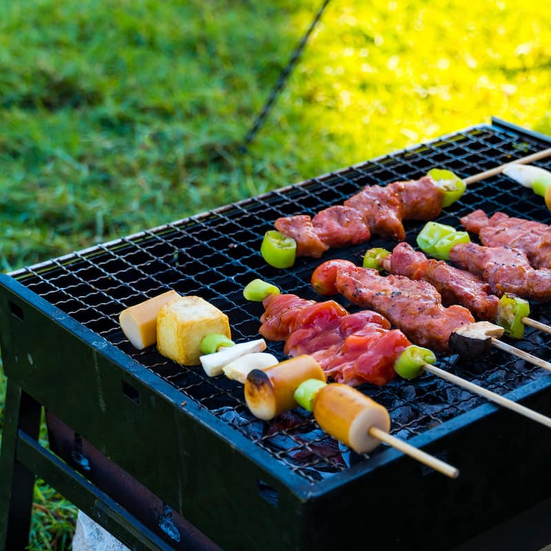 Square BBQ Grill Net 12.6"x10.2" Stainless Steel Barbecue Mesh for Baking