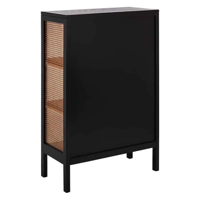 SAFAVIEH Bonita 3-Shelf Wood Back Etagere - 30" W x 14" L x 48" H - 30Wx14Dx48H