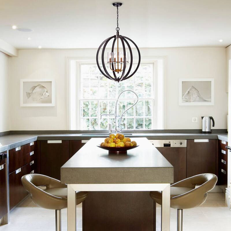 Orcus 4-Light Globe Chandelier