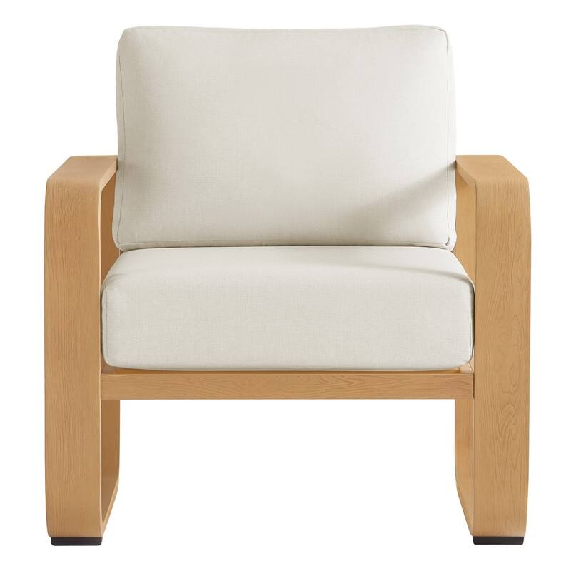 Spruce & Spring Outdoor Patio Furniture Set Aluminum Sofa Accent Chair