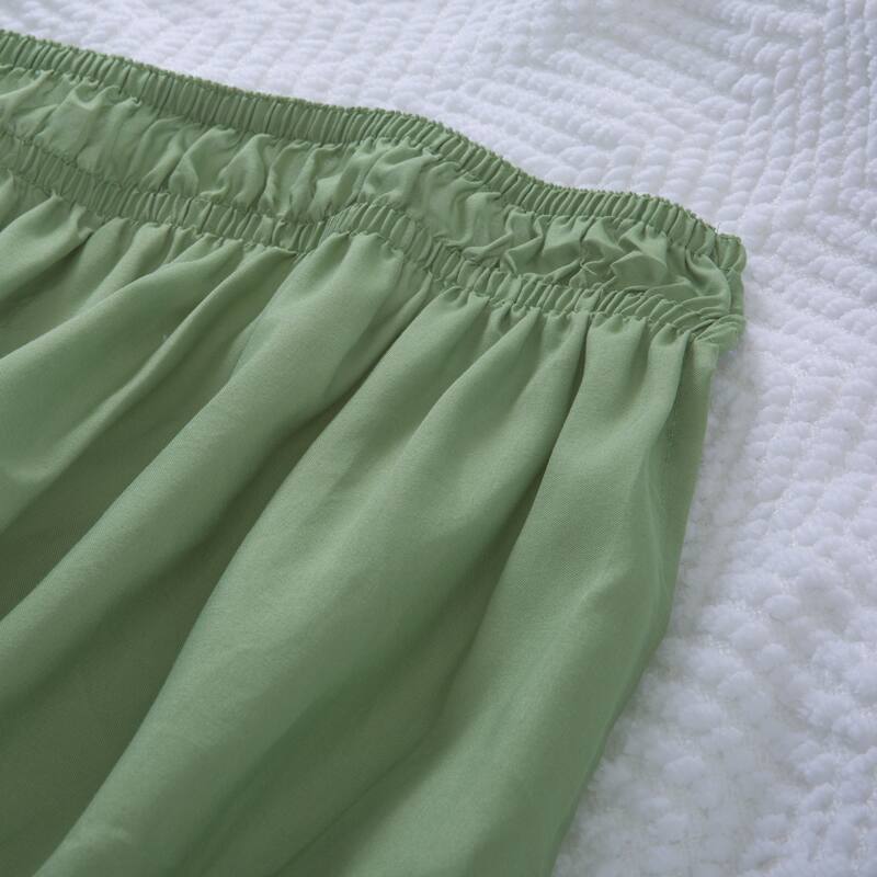 Home Details 18" Drop Wrap Around Bed Ruffle Queen/King
