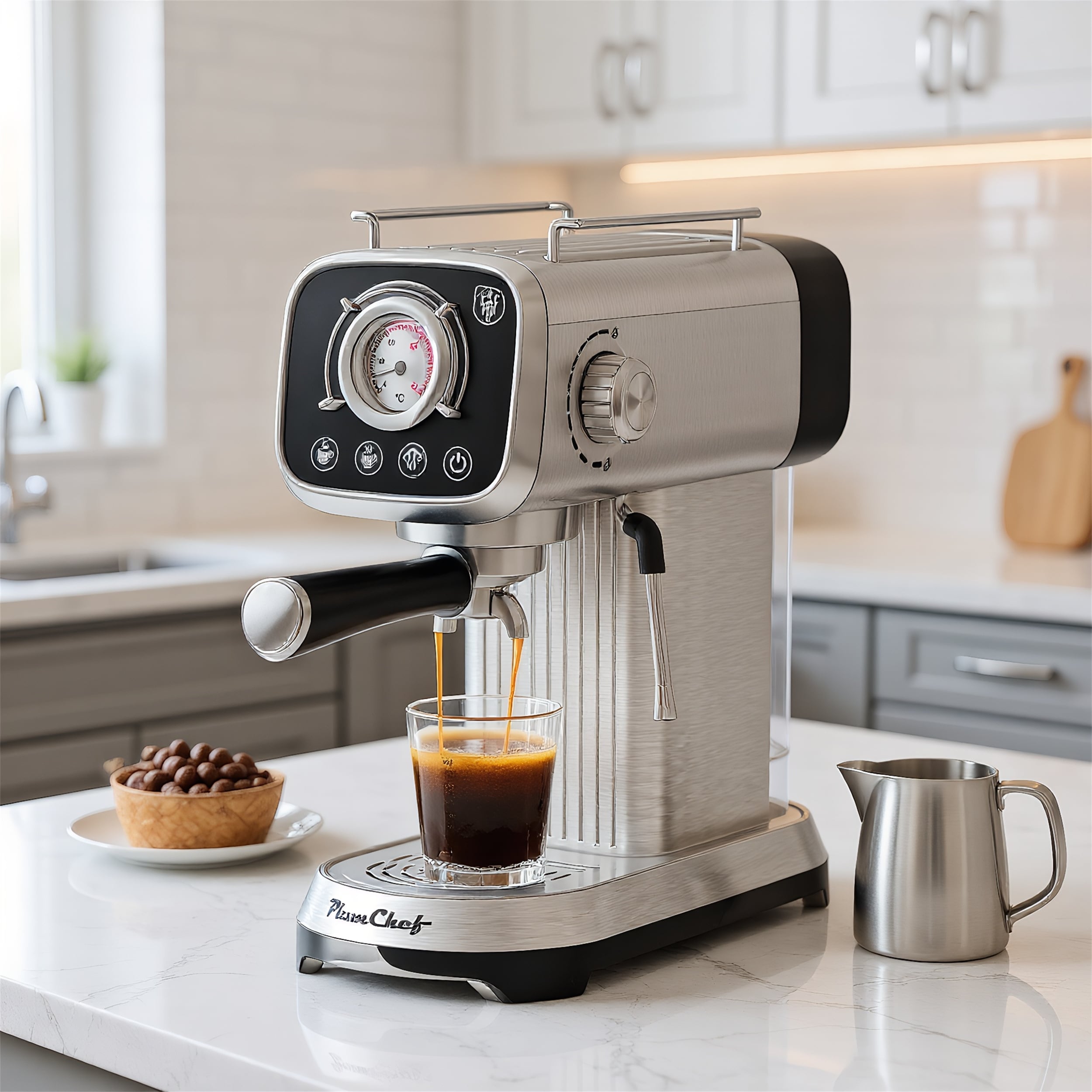 20-Bar Espresso Machine w/ Milk Frother,Coffee Maker for Home Baristas