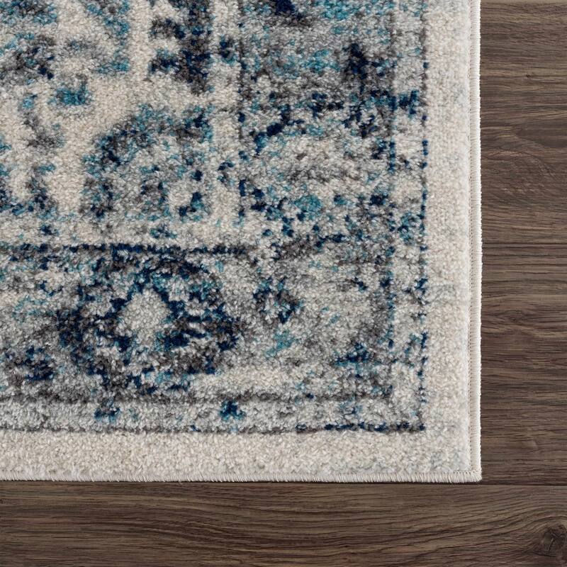 Hauteloom Istanbul Collection Vintage Oriental Traditional Medallion Area Rug
