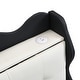 preview thumbnail 6 of 11, Low Profile Platform Bed with Upholstered Backrest Headboard, Twin