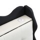 preview thumbnail 32 of 55, Upholstered Platform Bed Frame with LED Light Bar and USB