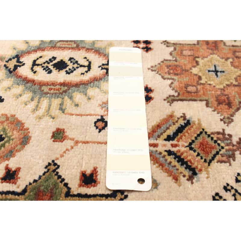 ECARPETGALLERY Hand-knotted Jules Sultane Cream Wool Rug - 2'6 x 7'11