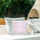 preview thumbnail 2 of 5, Stupell Little Yet Fierce Pink Nursery Printed Outdoor Throw Pillow Design by MakeWells