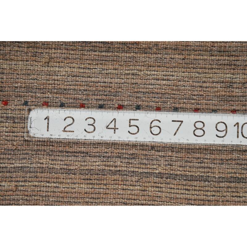 Gabbeh Indian Rug Hand-Knotted Oriental Wool Carpet - 3'0" x 4'10"