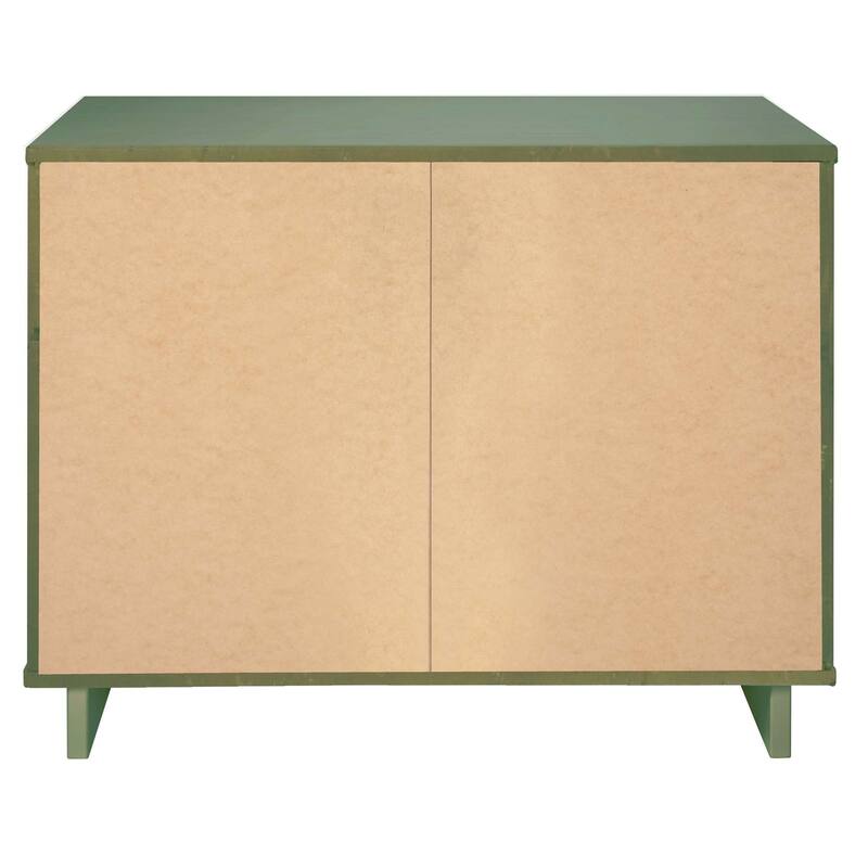 Manhattan Comfort 3-Piece Granville Modern Solid Wood Tall Chest Double Dresser Set