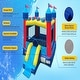 preview thumbnail 5 of 5, Vinyl Inflatable Bounce House with Water Guns,Slides, Basketball Hoop and 1100-Watt Blower - 22.5x12x25.5ft