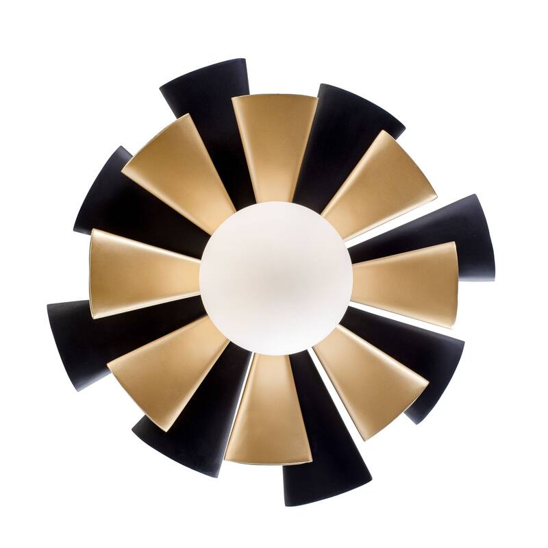 Daphne 1-Light Convertible Flush Ceiling Light/Wall Sconce