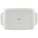 preview thumbnail 3 of 4, 2.5 Quart and 3.5 Quart Rectangular Stoneware Bake Pan Set in Cream